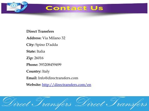 Milan Linate Airport Transfer