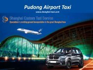 Pudong Airport Quick Taxi Service