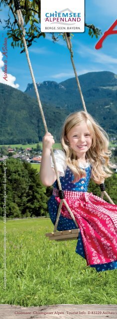 Image- und Gastgeberprospekt Aschau im Chiemgau