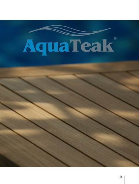 AquaTeak Outdoor Catalog 2018