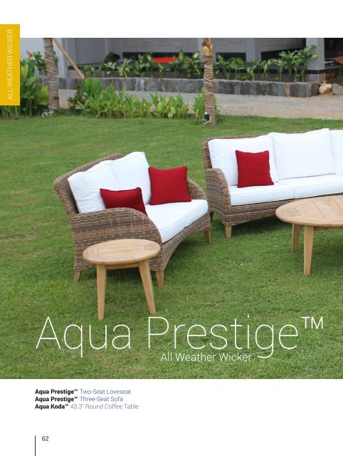 AquaTeak Outdoor Catalog 2018