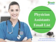 Physician Assistants Email List