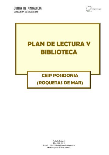 PLAN DE LECTURA Y BIBLIOTECA