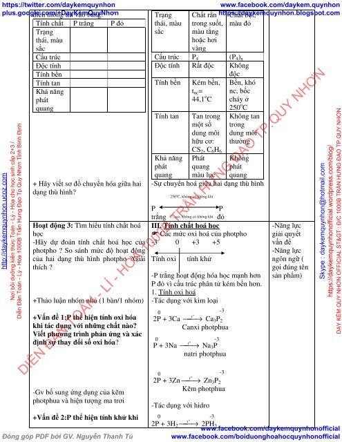 Giáo án hóa học 11 soạn theo hướng phát huy năng lực học sinh (2016)