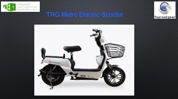 TRG Metro Scooter Promo