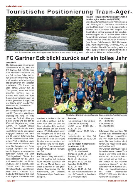 news from edt - lambach - stadl-paura Jänner 2018