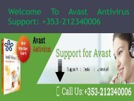 Get  Call Avast Support Phone Number Ireland +353-212340006