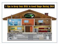 5 Tips to Keep Your HVAC in Good Shape During 2018