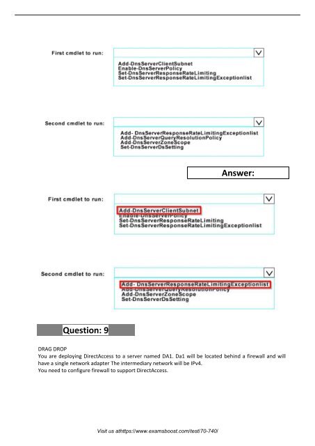 70-740 Instant Success Exam with Valid Questions Dumps 2018