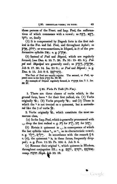 A manual of the Chaldee language - PubMan