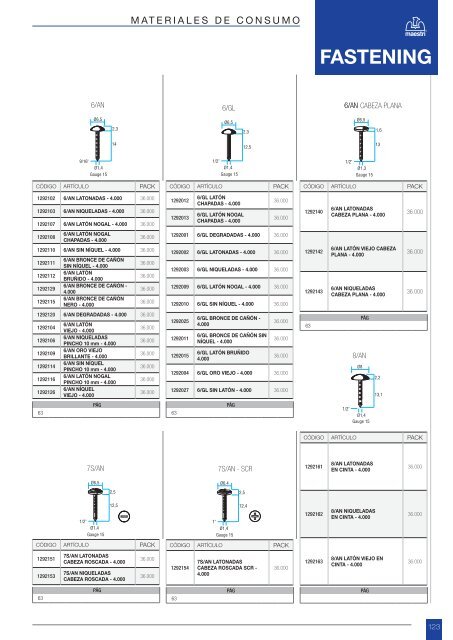 Maestri Fastening 1-132 SPAGNOLO