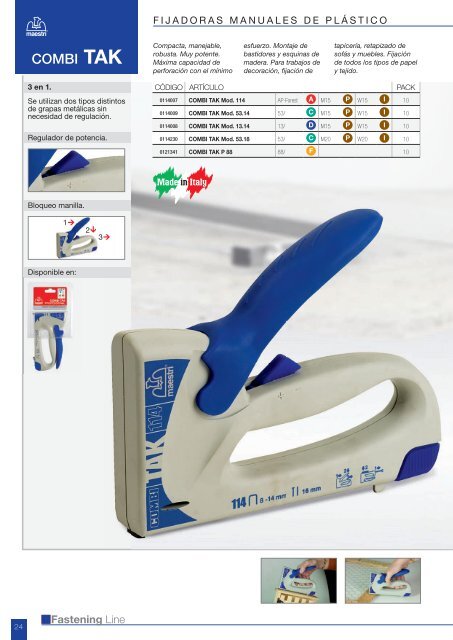 Maestri Fastening 1-132 SPAGNOLO