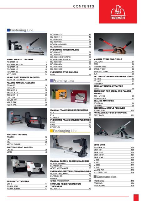 Maestri Fastening 1-132 INGLESE