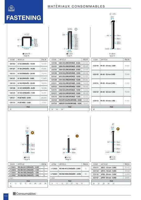 Maestri Fastening 1-132 FRANCESE