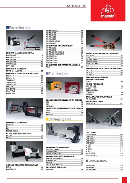 Maestri Fastening 1-132 FRANCESE