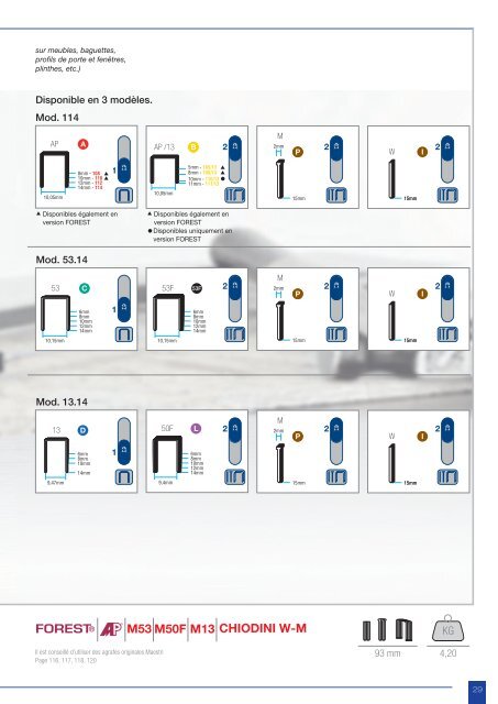 Maestri Fastening 1-132 FRANCESE