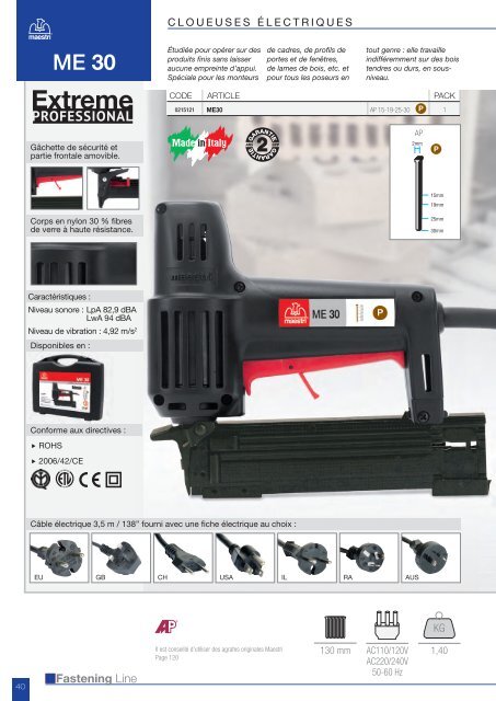 Maestri Fastening 1-132 FRANCESE