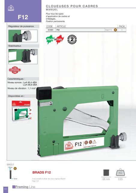 Maestri Fastening 1-132 FRANCESE