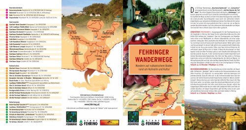 FEHRINGER WANDERWEGE