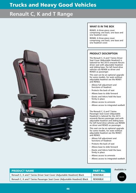 Town & Country Seat Cover Catalogue