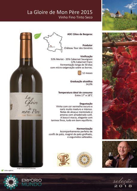 Catálogo Vins Rouges