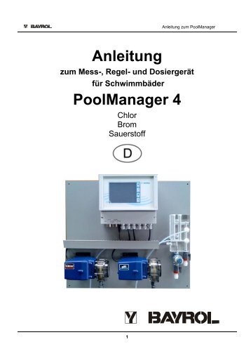 Anleitung PoolManager 4