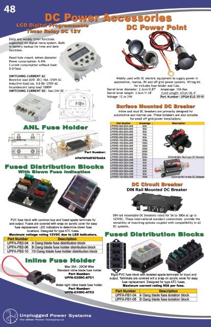 Unplugged Power Systems Catalog - 2018