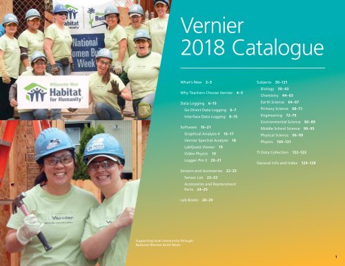 Catálogo - Vernier Software & Technology