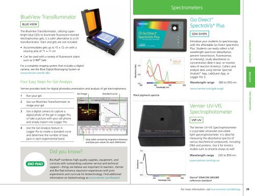 Catálogo - Vernier Software & Technology