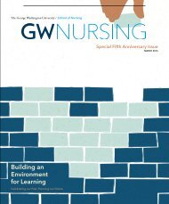 GW Nursing Magazine Spring 2016