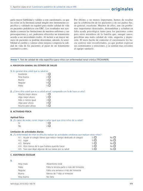 originales - Nefrología