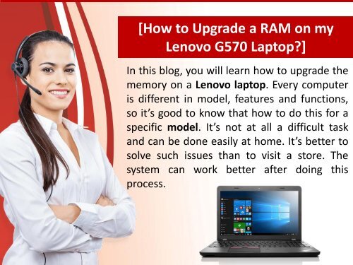 How to a RAM on my Lenovo G570 Laptop?