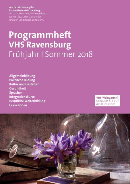 Programmheft komplett 1 2018 Programmheft komplett 1 2018