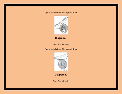 Different Dryer Belt Diagrams