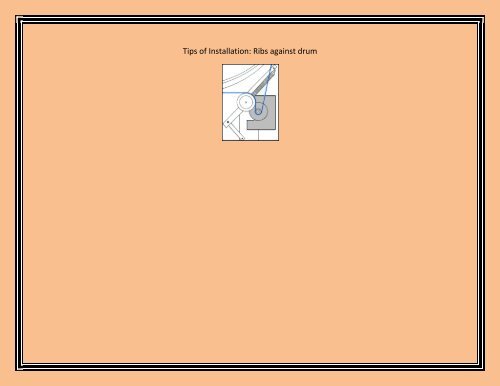 Different Dryer Belt Diagrams