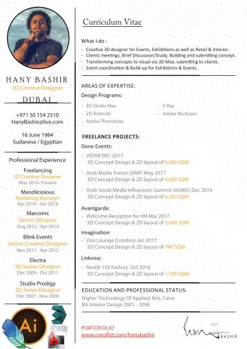 Hany Bashir - CV 2108