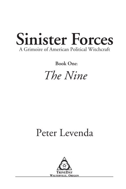 The Nine Sinister Forces