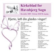 Kirkeblad for Havnbjerg Sogn - December 2009 - Havnbjerg kirke