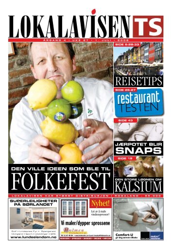 SOMMERENS NYHETER! 398,- SOMMERDYNER ... - Lokalavisen