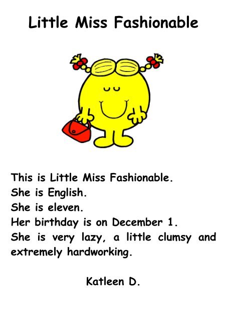 New Characters From Mr. Men and Little Miss