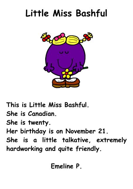 New Characters From Mr. Men and Little Miss