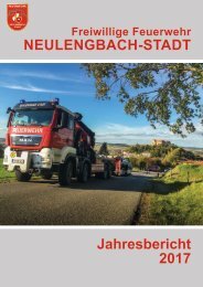 Jahresbericht 2017 der Freiwilligen Feuerwehr Neulengbach-Stadt
