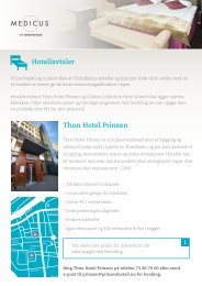 Thon Hotel Prinsen Hotellavtaler - Medicus