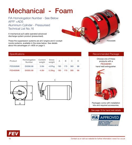FEV Product Catalogue 2018