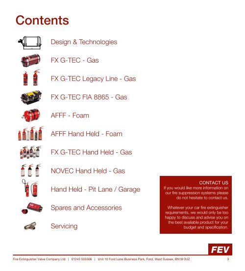 FEV Product Catalogue 2018