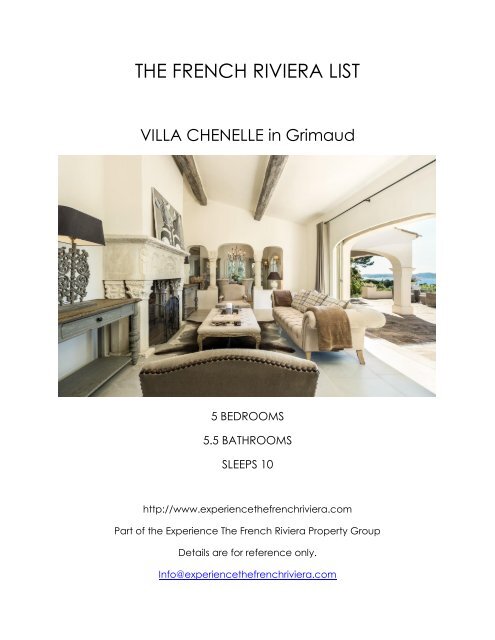 Villa Chenelle - Grimaud