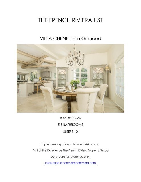 Villa Chenelle - Grimaud