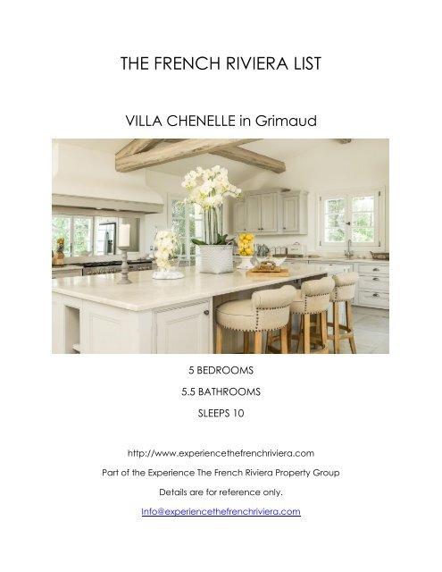 Villa Chenelle - Grimaud