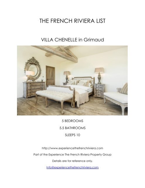 Villa Chenelle - Grimaud