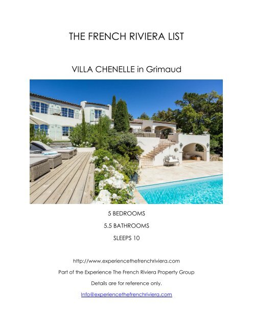 Villa Chenelle - Grimaud